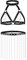 TOPACC Punk Taille Kette Gürtel Goth Body Harness für Frauen Leder Strumpfband Gothic Gürtel Emo Rave Outfit Cosplay, Schwarz 3