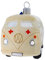 Hamburger WEIHNACHTSKONTOR® - Christbaumschmuck - VW-Bus Krankentransportwagen (KTW)