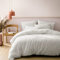 MATT & ROSE Housse de Couette 240x260 cm Unie Coton LAVÉ | 100% Coton Lavé | Oeko-TEX | Blanc