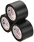 sourcing map Pipe Wrap Tapes Non-Adhesive 4cmx12m Protective Waterproof Tube Protector for Air Conditioner HVAC Pipes, PVC Black Pack of 3