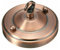 LEDSone Vintage Einzelne Out Kupfer Deckenrosette Hakenplatte für Leuchten Kronleuchter, 108 mm Metall Antik Front Fitting Deckenplatte mit Zubehör für Decken- und Wandlampe, UK Lager