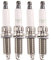 Riloer Iridium-Zündkerzen, kompatibel mit Citr-oen DS4, Mini C00per R58, S R56, S R57, Peug-eot 208, RCZ