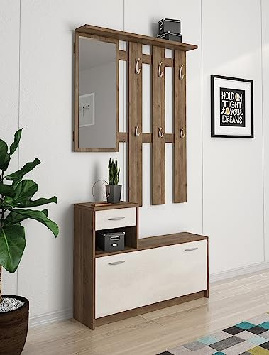 CALITAN FURNITURE FACTORY SP Z O.O. Mobile da Ingresso Ken Noce Eastwood E SPATOLATO