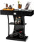 LIFEZEAL Table Console à 3 Niveaux, Console d’Entrée Bois avec Tiroir, Meuble Console Salon 91x30x88 CM, Capacité de Charge de 30/15/15 KG (Noir)