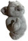 OriginalPaul Skulp & Betondesign Frecher Gnom Stinkefinger - Handgefertigte, Frostsichere Beton-Steinfigur aus Deutscher Produktion - 24/16/16 cm, Ca. 4,5 kg
