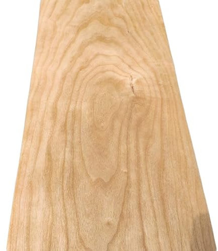 MNUPL 1 Rouleau Naturel Cerisier américain Prunus Serotina placage Mince Haut-Parleur placage rénovation Fait à la Main Bricolage Panneau décoratif en Bois Massif