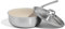 Made In Cookware - 3 QT CeramiClad Non Stick Saucier with Lid - 5-Ply Stainless Clad with Stay-Cool Handle - Professional Cookware - Crafted in Italy - Induction Compatible