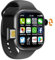 XINDADA Montre intelligente VP19 S10 4G avec carte SIM Android 10 128 Go ROM Caméra rotative à 190° GPS WIFI 2,3 Amoled Smartwatch pour adulte Noir 4 Go 64 Go