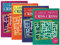 WF Graham Large Print Criss Cross Puzzle Books for Adults and Teens - Pack of 4 Crossword Activity Book Set with over 200 Puzzles Each