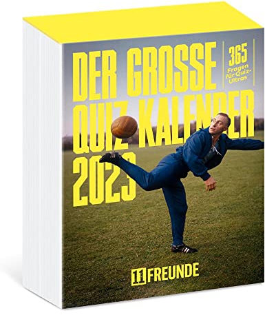 Der große 11Freunde Quiz Kalender 2023: 365 Fragen für Quiz-Ultras