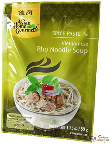 12x50g Asian Home Gourmet Würzpaste für Pho Suppen Brühe