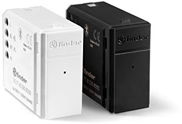Finder Dimmer (varialuce) elettronico Bluetooth YESLY Tipo 15718230B202. Adatto per lampade dimmerabili, lampade alogene, trasformatori o alimentatori elettronici. Colore Antracite
