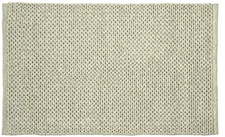 PAD - Tail - Badvorleger, Fußmatte - Outdoor Teppich - Polypropylen - In - Outoor - UV-Beständig, Formstabil und Wetterfest - Natural - 60 x 90 cm