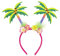 W WIDMANN MILANO Party Fashion 68591 - Haarreif mit Palmen für Erwachsene, Beach, Strand, Hawaii, tropisch, Mottoparty, Karneval