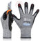 DEX FIT 15-Gauge Level 4 Cut Resistant Gloves Cru553 Thin, 3D Comfort Ultra Soft, High-Dexterity for Precision Feel, Grey X-Large1 Pair