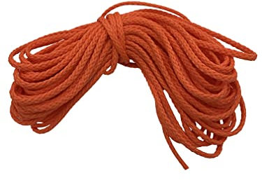 Shop SoftAir® Cuerda trenzada flotante para salvavidas de 30 metros, de Levileno, color naranja, ultrarresistente, homologada para la náutica, diámetro 8 mm