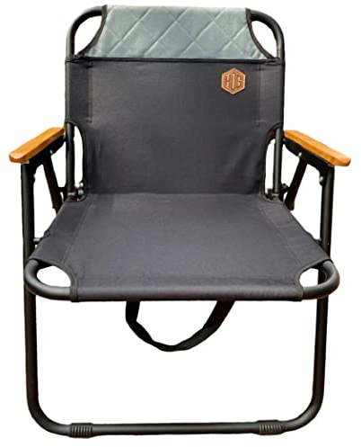 hdg Campingstuhl Klappstuhl bis 150 kg Stabiler Anglerstuhl platzsparende Campingstühle für Wohnmobil tragbar klappbar Camping Stuhl Gartenmöbel Camping Chair James