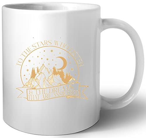 Luxogo Rhysand Star Quote Keramik Tassen Mug
