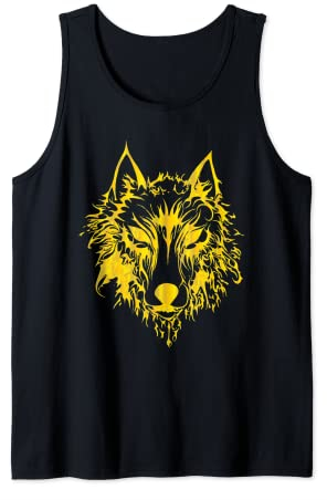 Fenrir Wolf Odin T-Shirt Nordic Valhalla Mjolnir Old God War Tank Top