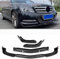 AMAIR Auto Frontlippe Frontspoiler für Mercedes Benz W204 2008 2009 2010 2011 2012 2013 2014,Frontlippe Spoiler Protector Car Styling Karosserie-Anbauteile
