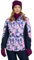 Mountain Warehouse Dawn Skijacke für Damen - Schneedicht, warme Snowboardjacke, Fleecefutter, Bündchen, Saum und Kapuze zum Verstellen - Ideale Winterjacke Marine Damengröße EU 38