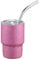 Stanley Tumbler, 3 oz Stainless Steel Mini Travel Mug, Tumbler with Handle and Straw Lid, Stanley Cup for Home, Office or Car (purple)