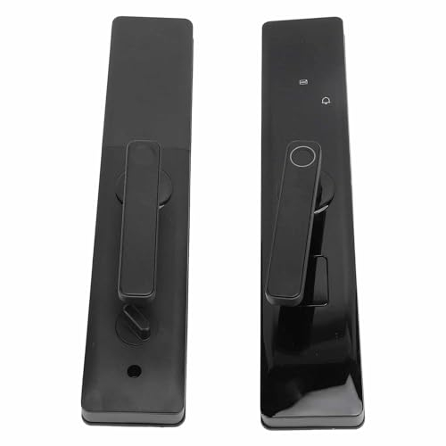 Cerradura De Puerta Inteligente Con Manilla, Cerradura De Entrada Sin Llave Con Teclado Y Huella Dactilar Con Control App Y Código De Acceso Pomo Biométrico Electrónico