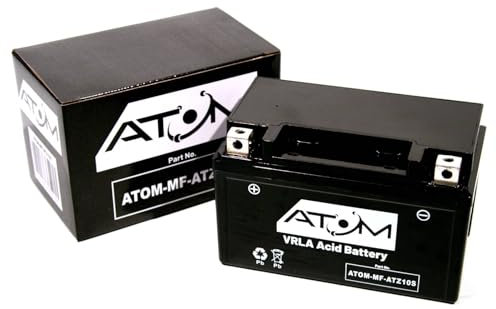 YTZ10S - Atom AGM Motorcycle Battery Factory Sealed 12V 8.6Ah 230CCA