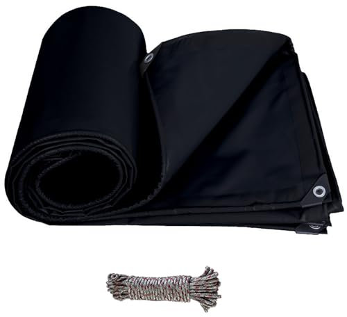 Sandkasten Abdeckplane 1 x 1.2 m Uv-Beständig, Reißfest, Lichtdicht, Wasserdicht Silofolie, Abdeckfolie, Gartenfolie für LKW, Pool, Holz Gartenmöbel, Schwarz