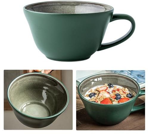IGTOPS Taza de café grande 700 ml, cerámica, XXL