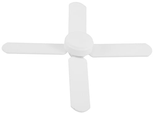 Gogogmee Miniature Ceiling Fan 1:12 Scale Dollhouse Miniature Electric Fan Realistic Miniature Furniture for Dollhouse Dec