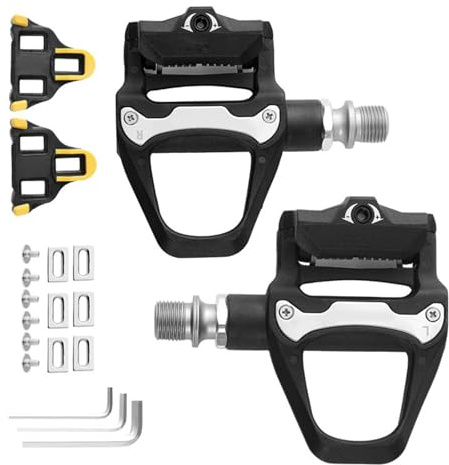 Leichte Fahrrad Klickpedale Mit Stollen Set rutschfeste Aluminiumlegierungen Verstellbares Flachpedal Verstellbares Flachpedal