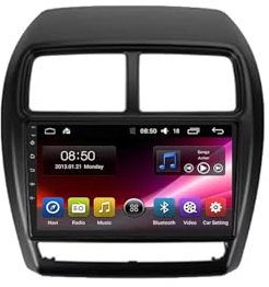Car Radio para Mitsubishi ASX 1 2016-2022 9 Pulgadas Android 15 Autoradio con Wireless Carplay Android Auto para, 4 Core 2G+64G