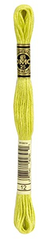 DMC 6-Strand Embroidery Cotton 8.7Yd-Tender Green