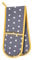 Ulster Weavers Bees Cotton Double Oven Gloves - With Modern Navy Bee Insect Print Design, Yellow Trimming - 100% Cotton, Double Oven Mitts - Cooking Gifts for Bakers & Chefs - Kitchenware Range