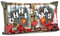 heimtexland ® Weihnachten Dekoration Kissenhülle Deko-Kissen Weihnachtskissen Landhaus Vichy Karo Fenster-Deko Rot 30x50 Typ652