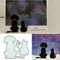 Hund Katze Stanzschablone Stanzform, Metall Stanzbögen Stanze Stanzrahmen Schablone zur Scrapbooking Karten Silber