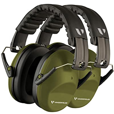 Vanderfields Gehörschutz Noise Cancelling Kopfhoerer Für Erwachsene - SNR 26dB - Gehörschutz Schießsport, Gehörschutz Arbeit für Garten, Lärmschutz Kopfhörer, Kapselgehörschutz, Schallschutzkopfhörer