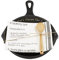 Mud Pie 48010047, Black, S'More Set, Skillet 11.75 x 8 | Spoon 5.5 | Towel 26 x 16.5, Dolomite