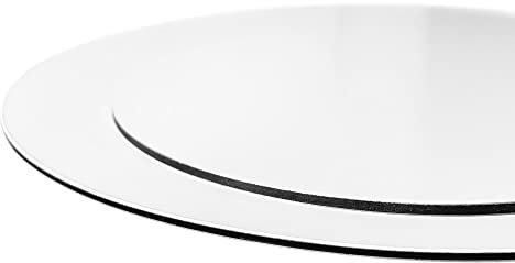 Panneau Composite Aluminium Blanc 2 mm Rond. Plaque alu avec au Centre un Polyéthylène (PVC) Aluminium Composite Blanc 2 mm - 10 cm (100 mm) -