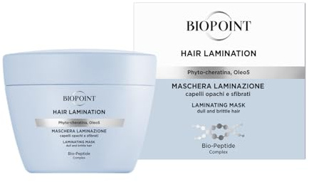 BIOPOINT Hair Lamination Step 2, Re-Conditioning Mask 200 ml, 6.7 Fl Oz Made in Italy