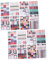 NUOBESTY 16 Blätter Aufkleber planen Sammelalbum Molkerei Aufkleber dekorative Planeraufkleber scrapbooking sticker scrapbook stickers Sammelalbum dekorativer Aufkleber Journaling-Aufkleber