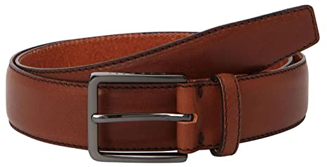 bugatti Men´s Cow Leather Belt 3.5 W85 Brandy
