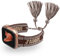 Wearlizer Geflochtene Armbänder Kompatibel mit Apple Watch Armband 40mm 41mm 42mm 38mm Damen, Bestickte Gestricktes Wort,Verstellbares für iWatch Armband Serie 10/9/8/7/6/5/4/3/2/1/SE