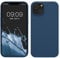 kwmobile Case for iPhone 14 Case - Slim Soft TPU Silicone Cover - Works with Wireless Charging - Dark Blue