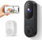 SUNNYJANE 1080P Smart Video Doorbell Camera Wireless, Human Detection and Instant Alerts, Night Vision, 2-Way Audio, Rechargeable Battery, Cloud Storage(Sold Separately), 2.4G WiFi Only