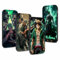 4 Stück Handyhülle für iPhone 16 Hülle 6.1'' Anime Zoro Gear 5 Sun God Nika Cartoon-Figuren Manga Muster Design Case Kameraschutz Schutzhülle TPU Silikon Weich Ultra Dünn