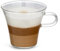 CUPERINOX Tazas de Capuccino de Cristal - Vaso cafe - Vaso Cristal - 200ml (Set de 2) - Apto para Lavavajillas y Microondas - Aroma Series