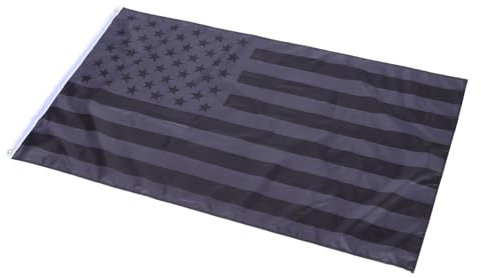 SUPVOX Bandiera Da Giardino Nera Degli Stati Uniti 90x150cm Bandiera Americana Ornamento Resistente Alle Intemperie Decorazione Per La Casa
