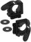 NILKATSS 2-Pack Rubber Molle Panel Clamp Holder Kit Fit 1-2 inch Tactical Slots, Multi-Purpose Rigid MOLLE Plate Adjustable Rubber Clamps Tool Mount Secure Shovels, Axes, and Other Tools